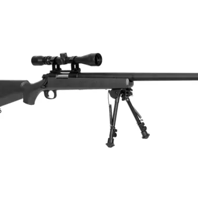 Replika karabinu snajperskiego SW-10 (z lunetą i dwójnogiem) - czarna OD-G-SWL-03-005948-00 asgbox.pl