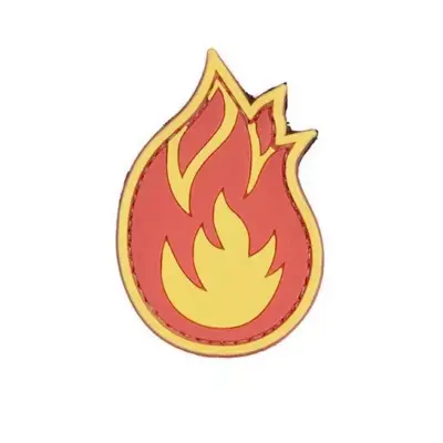 Alternative view of Naszywka 3D - Flame