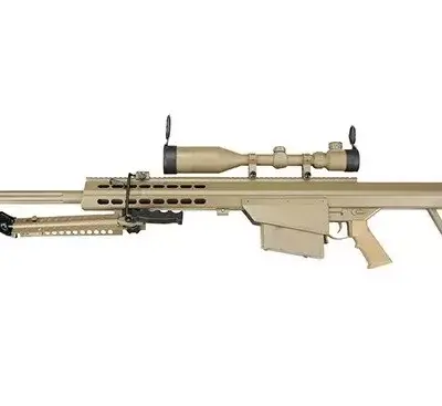 Replika karabinu wyborowego SW-02A CQB z lunetą i dwójnogiem - tan OD-G-SWL-01-002675-00 asgbox.pl Replika karabinu wyborowego SW-02A CQB z lunetą i dwójnogiem - tan OD-G-SWL-01-002675-00 asgbox.pl