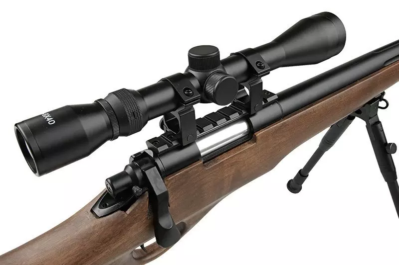 Replika karabinu snajperskiego MB09D - z lunetą i dwójnogiem OD-G-WEL-03-006471-00 asgbox.pl Replika karabinu snajperskiego MB09D - z lunetą i dwójnogiem - obrazek 5