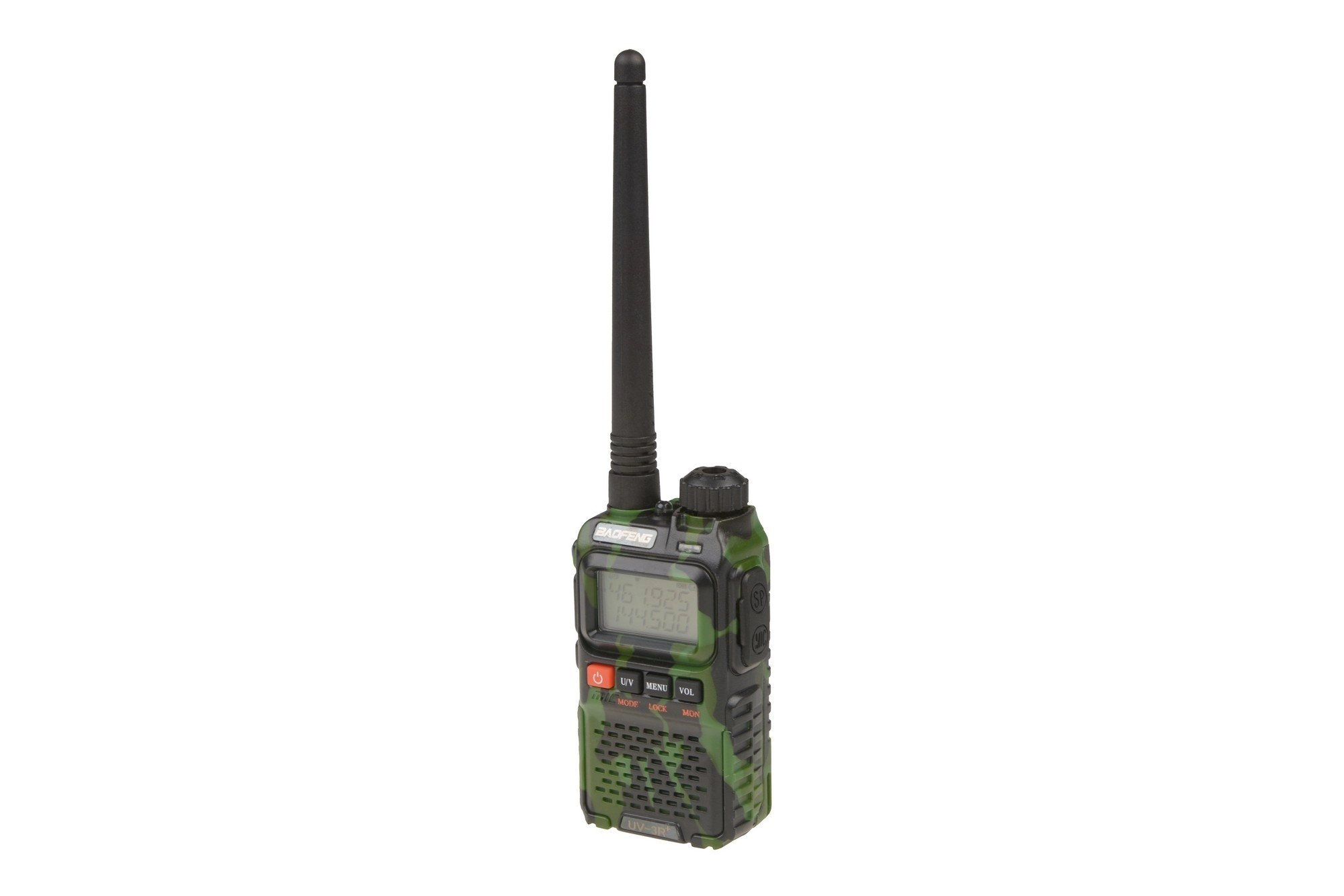 Ręczna, dwukanałowa radiostacja Baofeng UV-3R+ (VHF / UHF) 2W - camo OD-G-BAO-31-015146-00 asgbox.pl dwukanałowa radiostacja Baofeng UV-3R+ (VHF / UHF) 2W - camo