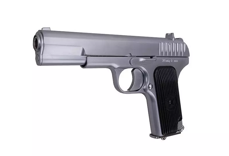 Replika gazowa pistoletu SR-33 - srebrny LIMITED EDITION OD-G-SRC-02-004715-00 asgbox.pl Replika gazowa pistoletu SR-33 - srebrny LIMITED EDITION - obrazek 4