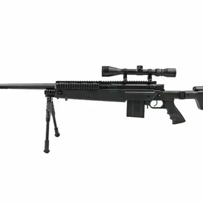 Replika karabinu snajperskiego MB4407D - z lunetą i dwójnogiem OD-G-WEL-03-006023-00 asgbox.pl