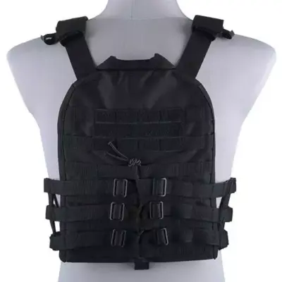 Kamizelka typu plate carrier z odpinanym panelem - czarna OD-G-GFT-18-018423-00 asgbox.pl