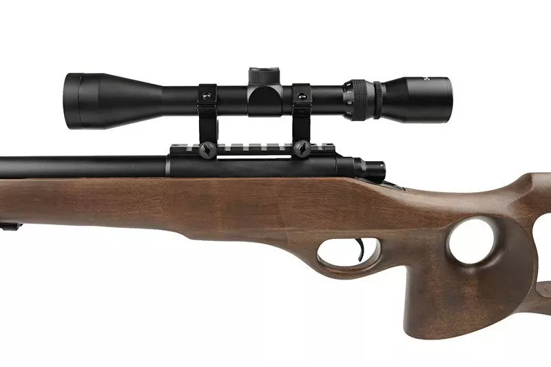 Replika karabinu snajperskiego MB09D - z lunetą i dwójnogiem OD-G-WEL-03-006471-00 asgbox.pl Replika karabinu snajperskiego MB09D - z lunetą i dwójnogiem - obrazek 6