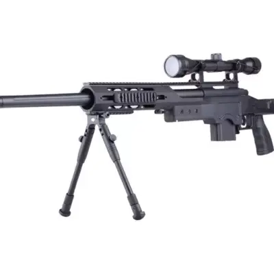 Replika karabinu snajperskiego MB4412D - z lunetą i dwójnogiem - czarna OD-G-WEL-03-009598-00 asgbox.pl