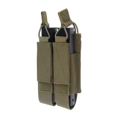 Podwójna ładownica na magazynek do pistoletu maszynowego - oliwkowa OD-G-GFT-19-020784-00 asgbox.pl