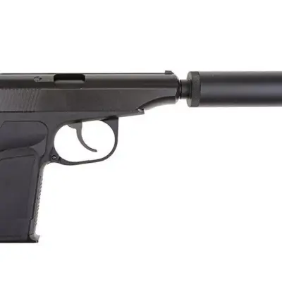 Replika pistoletu MK z tłumikiem - czarna OD-G-WET-02-009254-00 asgbox.pl