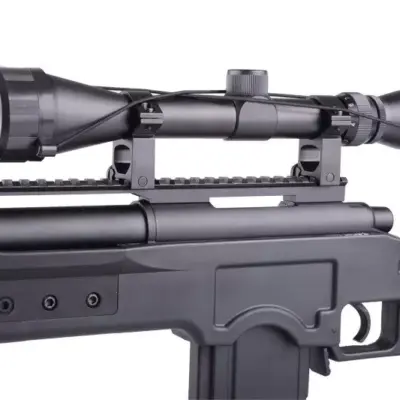 Replika karabinu snajperskiego MB4412D - z lunetą i dwójnogiem - czarna OD-G-WEL-03-009598-00 asgbox.pl