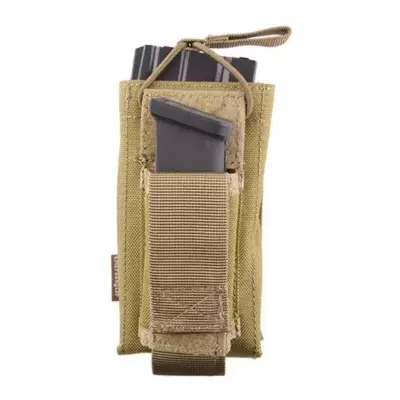 Pojedyncza ładownica Open Top na magazynek M4/M16 + pistoletowy - khaki OD-G-EME-19-019165-00 asgbox.pl