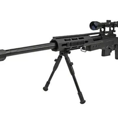 Replika karabinu snajperskiego MB4411D - z lunetą i dwójnogiem - czarna OD-G-WEL-03-006031-00 asgbox.pl
