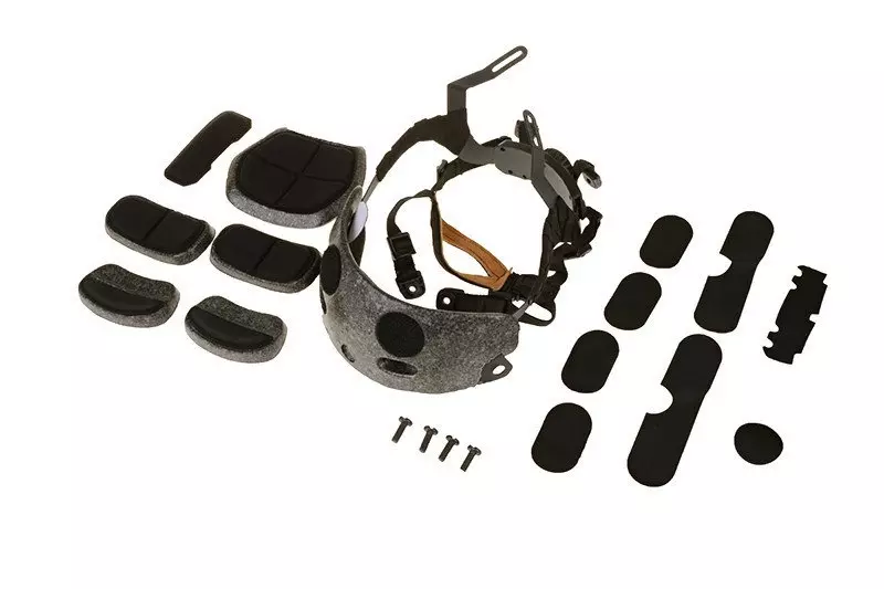 Fasunek i zawieszenie do kasków typu OPS CORE ACH - czarny OD-G-FMA-21-008632-00 asgbox.pl asgbox.pl - Fasunek i zawieszenie do kasków typu OPS CORE ACH - czarny