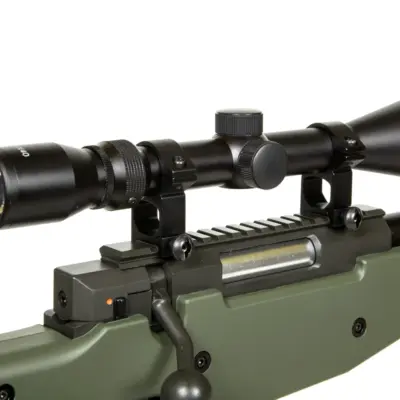 Replika karabinu snajperskiego Warrior I ( z dwójnogiem i lunetą) - Oliwkowa OD-G-WEL-03-000914-00 asgbox.pl