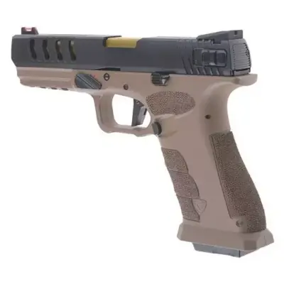 Replika pistoletu CO2 Shark Full Auto - czarny/tan OD-G-APS-02-020840-00 asgbox.pl Replika pistoletu CO2 Shark Full Auto - czarny/tan OD-G-APS-02-020840-00 asgbox.pl