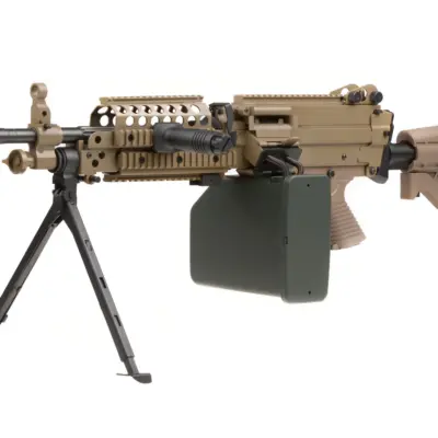 Replika karabinu maszynowego H.M.G. MK46 - tan OD-G-AIK-01-013393-00 asgbox.pl