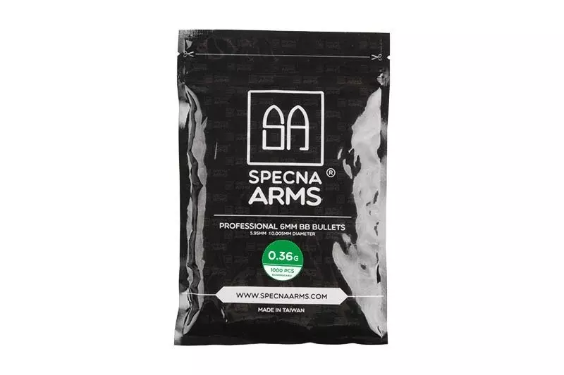 Kulki Specna Arms 0.36g Ultimate Heavy BIO - 1000szt. OD-G-SPE-16-018078-00 asgbox.pl Kulki Specna Arms 0.36g Ultimate Heavy BIO - 1000szt. - obrazek 2