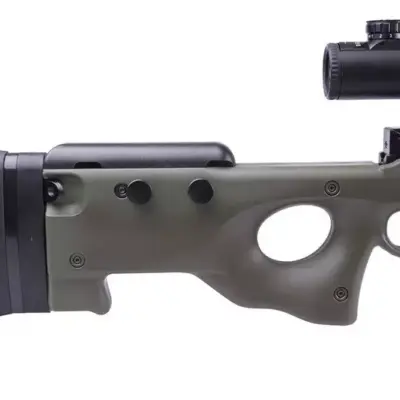 Replika karabinu snajperskiego 4402D (z lunetą i dwójnogiem) - olive OD-G-WEL-03-005145-00 asgbox.pl