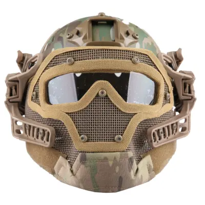 Replika kasku FAST PJ G4 System z osłoną twarzy - MC OD-G-EME-21-016950-00 asgbox.pl