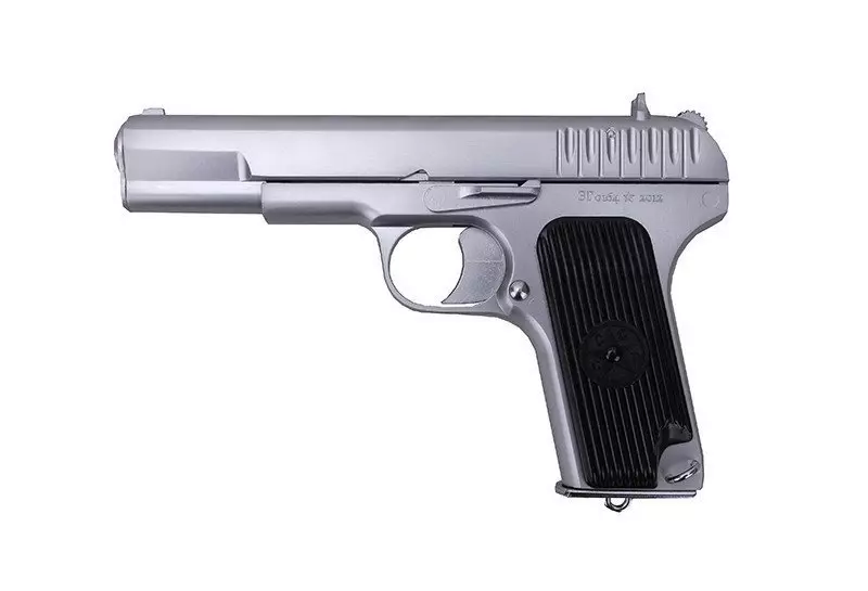 Replika gazowa pistoletu SR-33 - srebrny LIMITED EDITION OD-G-SRC-02-004715-00 asgbox.pl Replika gazowa pistoletu SR-33 - srebrny LIMITED EDITION - obrazek 6