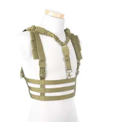 Kamizelka taktyczna Chest Rig typu Low Profile - Oliwkowa OD-G-GFT-18-013407-00 asgbox.pl