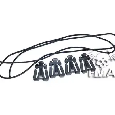 asgbox.pl - Zestaw klipsów mocujących - czarny