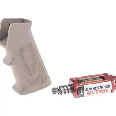 Alternative view of Zestaw silnika i chwytu HT SLIM do M4/M16 - Długi - tan