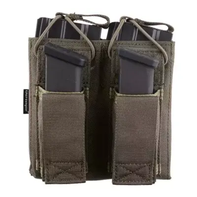 Podwójna ładownica Open Top na magazynki M4/M16 + pistoletowe - foliage green OD-G-EME-19-019162-00 asgbox.pl