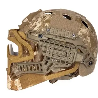 Replika kasku FAST PJ G4 System z osłoną twarzy - Desert OD-G-EME-21-021510-00 asgbox.pl Replika kasku FAST PJ G4 System z osłoną twarzy - Desert OD-G-EME-21-021510-00 asgbox.pl