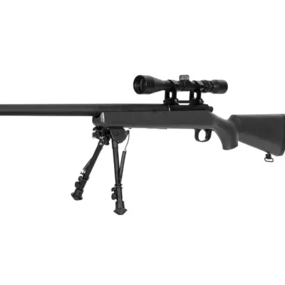 Replika karabinu snajperskiego SW-10 (z lunetą i dwójnogiem) - czarna OD-G-SWL-03-005948-00 asgbox.pl