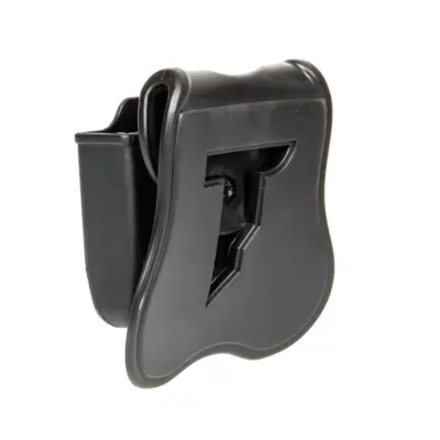 Alternative view of Ładownica na 2 magazynki pistoletowe (Glock / Sig ) - czarna