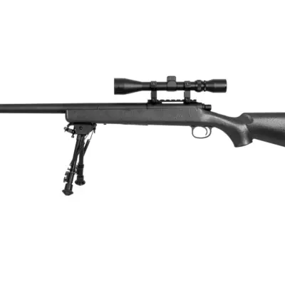 Replika karabinu snajperskiego SW-10 (z lunetą i dwójnogiem) - czarna OD-G-SWL-03-005948-00 asgbox.pl