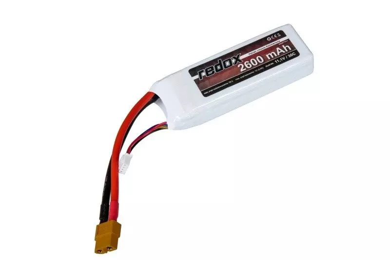 Akumulator Redox LiPo 2600mAh 11.1V 30C XT60 OD-G-RDX-06-005111-00 asgbox.pl asgbox.pl - Akumulator Redox LiPo 2600mAh 11.1V 30C XT60