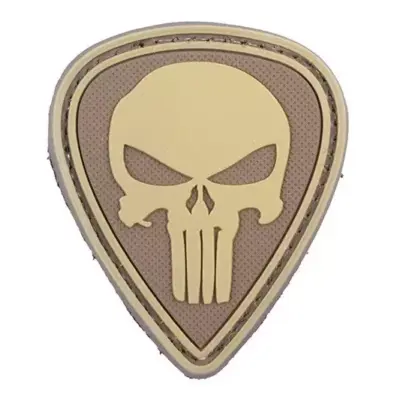 asgbox.pl - Naszywka 3D - Punisher - tan