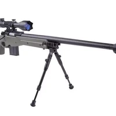Replika karabinu snajperskiego 4402D (z lunetą i dwójnogiem) - olive OD-G-WEL-03-005145-00 asgbox.pl