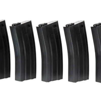 Zestaw 5 magazynków low-cap 70 kulek do M4/M16 - czarny OD-G-SPE-05-005261-00 asgbox.pl