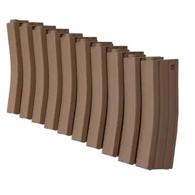 Magazynek real-cap (10 sztuk) do replik typu M4 / M16 OD-G-ASG-05-004496-00 asgbox.pl