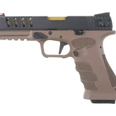 Replika pistoletu CO2 Shark Full Auto - czarny/tan OD-G-APS-02-020840-00 asgbox.pl Replika pistoletu CO2 Shark Full Auto - czarny/tan OD-G-APS-02-020840-00 asgbox.pl