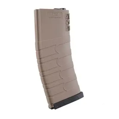 Magazynek mid-cap 120 kulek do M4/M16 (5 sztuk) - tan/czarny OD-G-GIG-05-005672-00 asgbox.pl