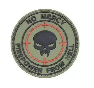 Alternative view of Naszywka 3D - NO MERCY – KINETIC WORKING GROUP - Olive