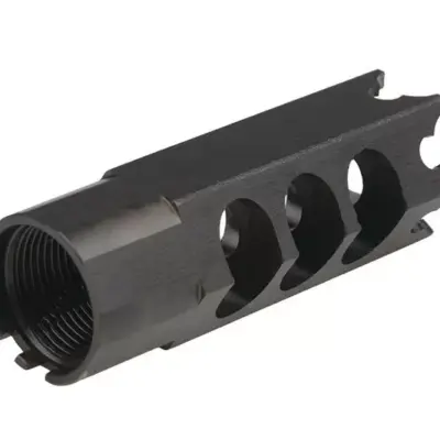 Alternative view of Stalowy tłumik płomienia typu DTK-1 do replik AK