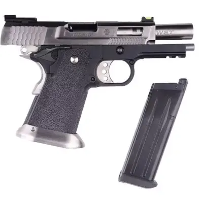 Replika pistoletu Hi-Capa 3.8 Force Brontosaurus - srebrna OD-G-WET-02-010299-00 asgbox.pl