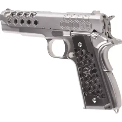 Replika pistoletu 1911 Hex Cut V.3 - srebrny OD-G-WET-02-017220-00 asgbox.pl