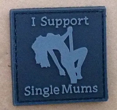 Alternative view of Naszywka  3D - I Support Single Mums