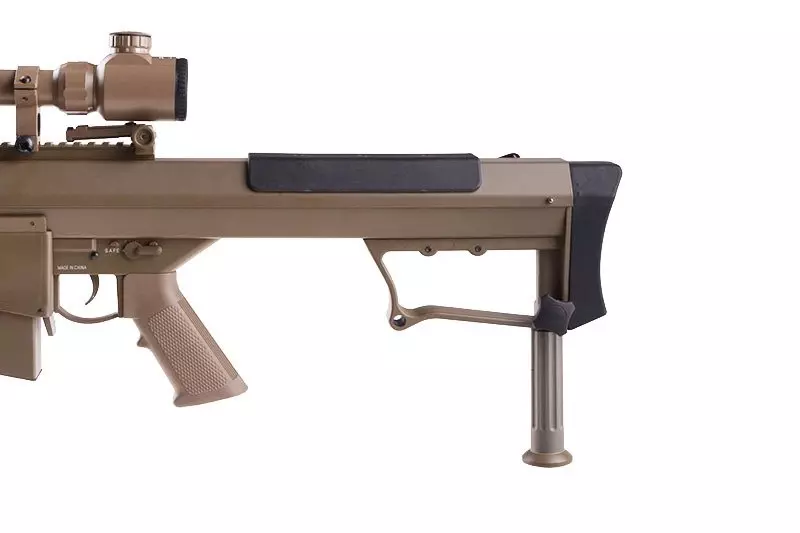 Replika karabinu wyborowego SW-013 z lunetą i dwójnogiem - tan OD-G-SWL-03-018551-00 asgbox.pl Replika karabinu wyborowego SW-013 z lunetą i dwójnogiem - tan - obrazek 7