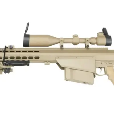 Replika karabinu wyborowego SW-02A z lunetą i dwójnogiem - tan OD-G-SWL-01-002673-00 asgbox.pl