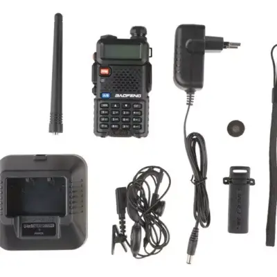 Ręczna, dwukanałowa radiostacja Baofeng BF-F8 (VHF / UHF) 1/5W OD-G-BAO-31-012788-00 asgbox.pl