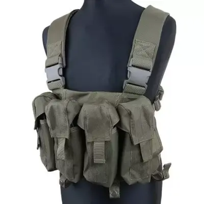 Kamizelka taktyczna typu Chest Rig - oliwkowa OD-G-GFT-18-000927-00 asgbox.pl