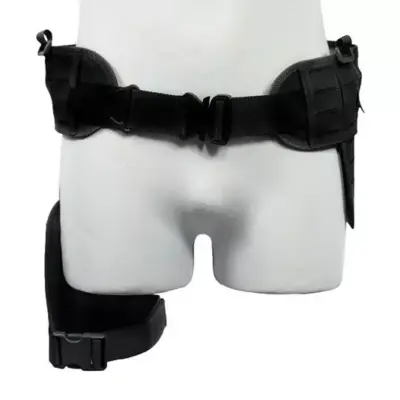 Alternative view of Pas taktyczny Laser-Cut z panelem udowym - czarny