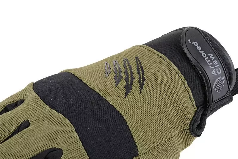 Rękawice taktyczne Armored Claw Shooter Cold Weather - oliwkowe OD-G-ACL-33-008265-02 asgbox.pl Rękawice taktyczne Armored Claw Shooter Cold Weather - oliwkowe - obrazek 7