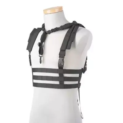 Kamizelka taktyczna Chest Rig typu Low Profile - Czarna OD-G-GFT-18-013406-00 asgbox.pl